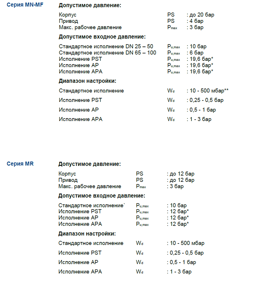 MBN/50, MBN/50-АР, MBN/50-АРA “TARTARINI” технические характеристики MBN/50, MBN/50-АР, MBN/50-АРA “TARTARINI” технические характеристики
